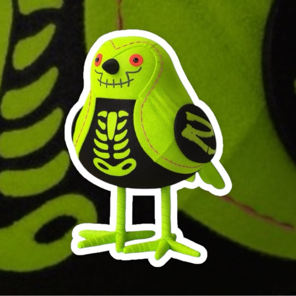 New ` 2024 Target Hyde And Eek Featherly Friends X-RAY ZOMBIE Bird Halloween